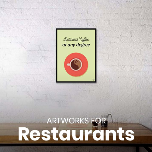 Artworks for restaurants & cafe